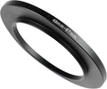 49-67mm Metal Step-Up Ring Adapter Compatible with Mirrorless Cameras DSLR Lens, UV CPL ND Filter Thread Converter, Black