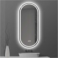 Bathroom Led Mirror ，Bathroom Mirror with LED Lights，LED Mirror for Bathroom，Backlit Bathroom Mirror ，Backlit Lighted Makeup Mirror，with Touch Sensor/Dimming/Demister pad(A,H100*W50cm/H39.4*W19.7IN)
