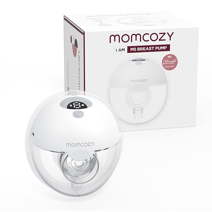 Momcozy Milk Collector Only Compatible with Momcozy M5 NOT for Others. Original M5 Breast Pump Replacement Accessories, 1 Pack