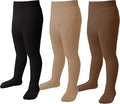 Marchare Baby Girls Tights Thick Solid Cable Knit Leggings Winter Warm Stockings For Toddler Girls 1/2/3/4/5 Pack