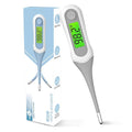 8 Seconds Digital Oral Thermometer for Adults and Kids, Accurate & Safe Baby Thermometer with Fever Alarm, 3 Backlits Display, Flexible Tip, Medical Basal Thermometer for Rectal, Underarm