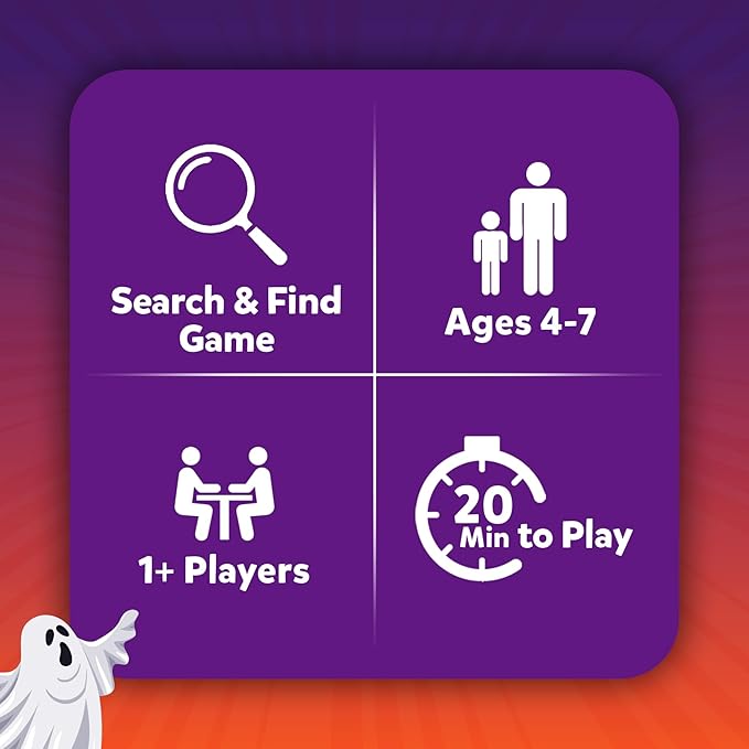 Skillmatics Card Game - Found It Halloween Scavenger Hunt, Educational Learning Toys, Perfect for Indoor or Outdoor Play, Classrooms, Party Games, Gifts for Kids and Families, for Ages 4, 5, 6, 7