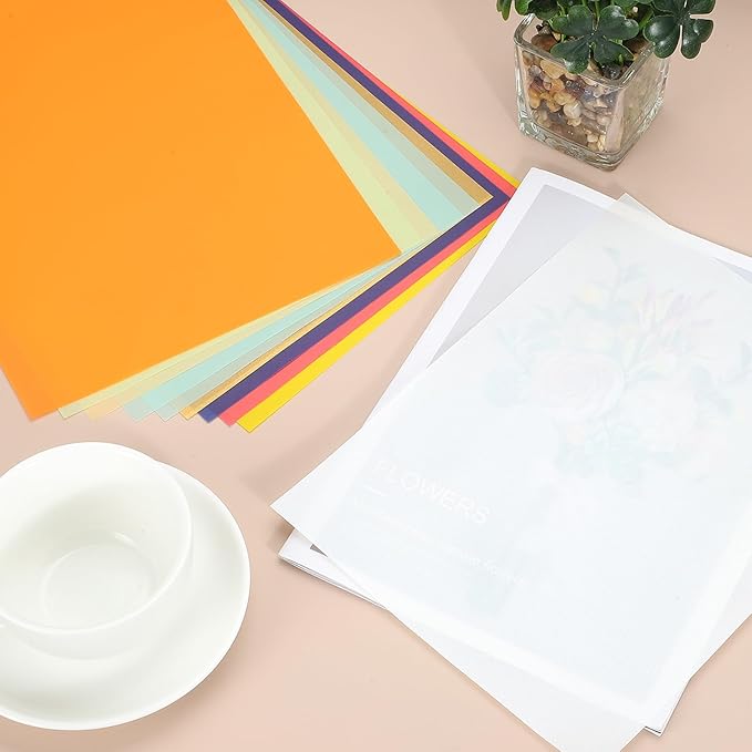 PATIKIL 30 Sheets Vellum Paper 4.25x5.5, Vellum Paper Printable Translucent Paper 100GSM Colored for Invitations Laser Inkjet Printing Card Making Crafting Wedding Tracing, Silver Tone