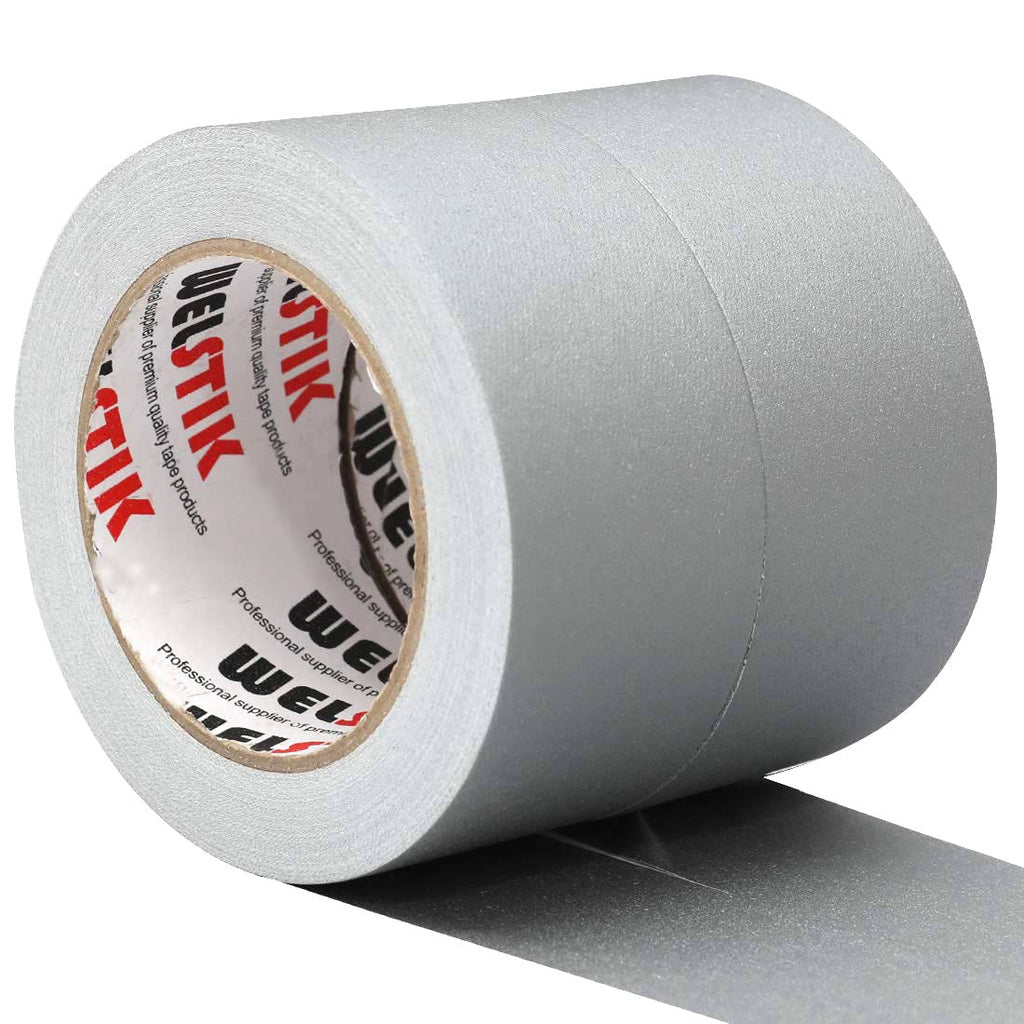 WELSTIK 2 Pack Gray Gaffer Tape,2" X 33 Yards-10% Longer-Heavy Duty Gaffers Floor Tape Matte Finish for Film Schools,Broadcasting Classes, Box-Sealing,Multipurpose,Non-Reflective,Easy to Rip