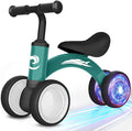 Colorful Lighting Baby Balance Bike Toys for 1 Year Old Boy Girl Gifts, 10-36 Month Toddler Balance Bike, No Pedal 4 Silence Wheels & Soft Seat First Riding on Toys, 1st Birthday Gifts