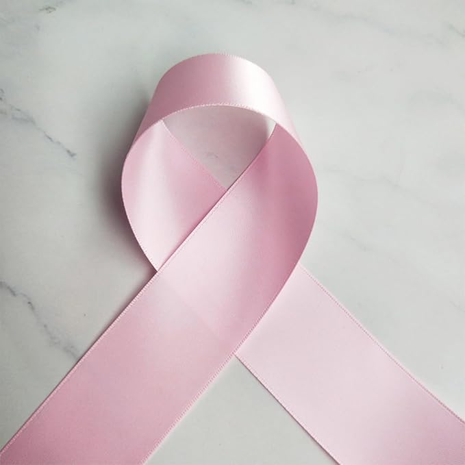 1-1/2" x 100 Yards Light Pink Polyester Satin Ribbon Single Faced Fabric Ribbons for Eternal Roses, Flower Bouquets, Gift Wrapping, Crafts, Bridal Shower, Wedding Decor