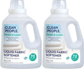 The Clean People Liquid Fabric Softener - Softens & Removes Static Cling - Vegan (100 Fl Oz, Fresh & Clean)