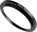 43-49mm Metal Step-Up Ring Adapter Compatible with Mirrorless Cameras DSLR Lens, UV CPL ND Filter Thread Converter, Black