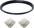 77mm Lens to 82mm Camera Lens Adapter 77mm to 82mm Step Up Ring Adapter Ring for All Brands of UV ND CPL, with Premium Lens Wiping Cloth 2 Pack (77mm-82mm)