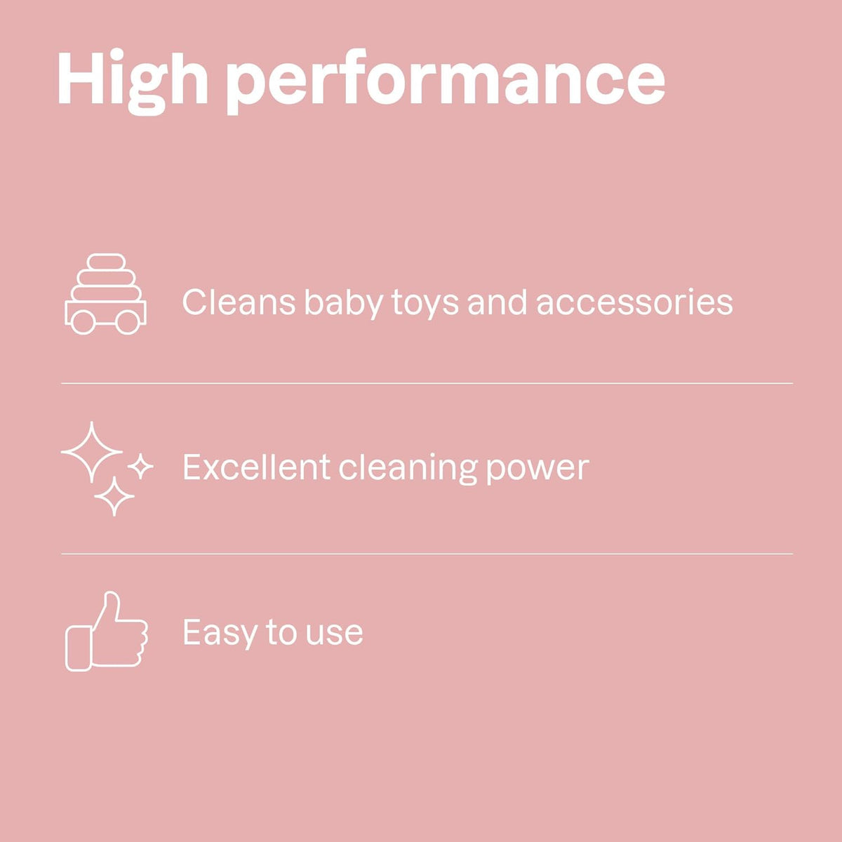 ATTITUDE Toy and Surface Cleaner, EWG Verified, Plant- and Mineral-Based, Vegan Household Products, Unscented, 27.1 Fl Oz (Pack of 3)