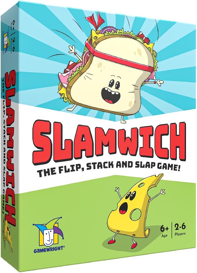 Gamewright – Slamwich – A Fast Flipping Card Game for Kids – Ages 6 and Up – Great for Family Game Night