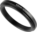 43-37mm Metal Step-Down Ring Adapter Compatible with Mirrorless Cameras DSLR Lens, UV CPL ND Filter Thread Converter, Black