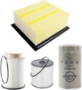 68436631AA and 68157291AA Fuel Filter and 5083285AA Oil Filter 68406048AA 53034051AB Fit for 2019-2022 Ram 2500 3500 4500 5500 6.7L Diesel Engines 5 microns