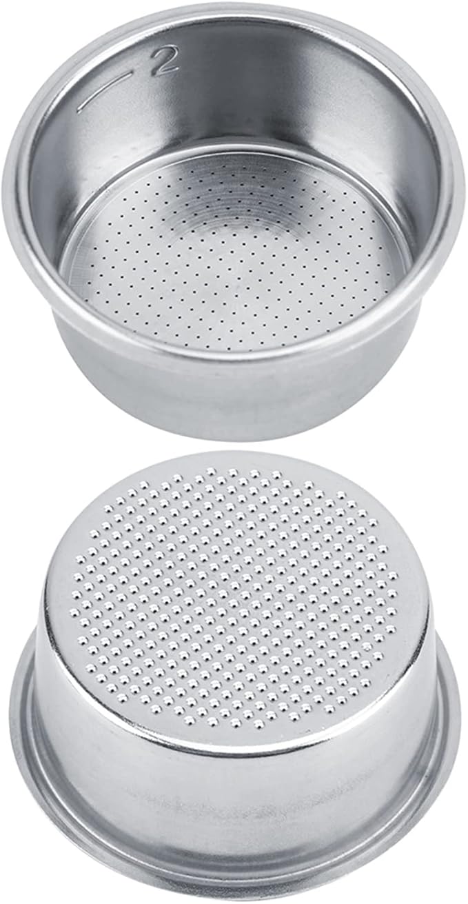 Coffee Filters Basket, Stainless Steel Coffee Filter Fit Reusable Basket Strainer Portable Brewers Extraction for Most Makers