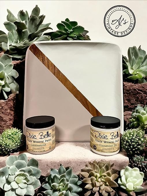 Dixie Belle Paint Company Chalk Finish Furniture Paint - Cobblestone (32oz) - Matte Weathered Stone Chic Chalk Mineral DIY Furniture Paint