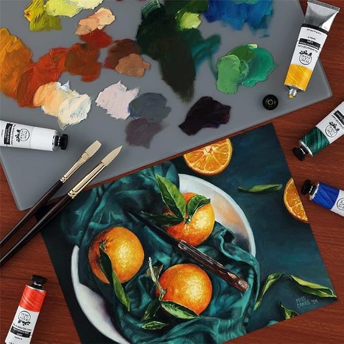 Tusc & Pine Artist Oil Paint - Viridian, 150 ml, Non-Yellowing, Rich & Creamy Consistency, Maximum Pigment Load, Small Batch Milled Oil Paints Made in the USA for Professional Artists