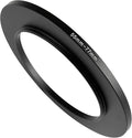 55-77mm Metal Step-Up/Down Ring Adapter Compatible with Mirrorless Cameras DSLR Lens, UV CPL ND Filter Thread Converter, Black