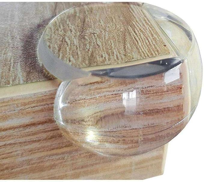 Clear Corner Protectors for Baby Safety, Transparent Furniture Edge Guards, Cushioned Protection for Tables, Soft Bumpers (24)