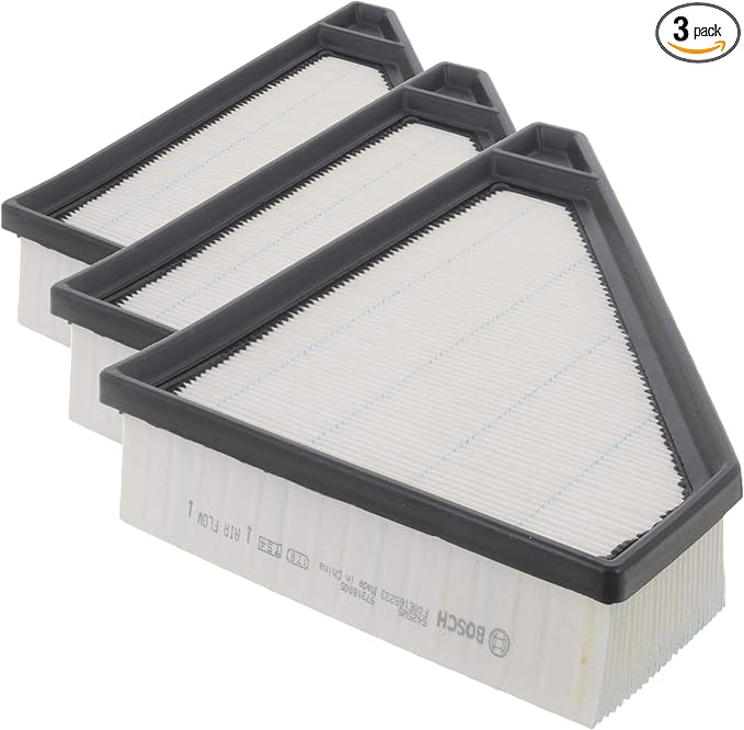 BOSCH 5425WS Workshop Engine Air Filter - Compatible with Select Ford Transit Connect (Pack of 3)