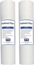 Pack of 2 Compatible Replacment filter set for GE GXWH04F GXWH20F GXWH20S GXRM10 GX1S01R Compatible Filters, 5 Micron Water Filter Cartridges by IPW Industries Inc.