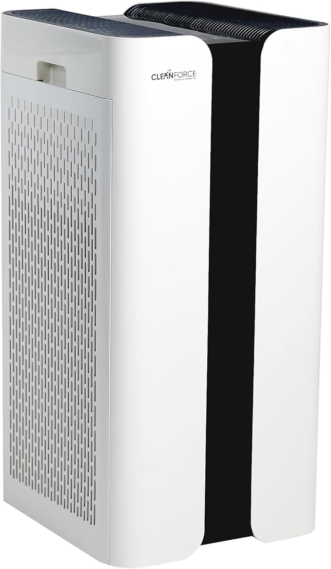 CleanForce MEGA1000 Extra large Air Purifier for home large room, covers 3000 sqft, H13 True HEPA Filter, Filters 99.97% dust, smoke, odor, pollen, VOCs, Commercial Air Cleaner for office, classroom