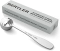 1PCS 1/2tbsp(1.5tsp, 7.5 ml) Single Measuring Spoon, Stainless Steel Individual Teaspoon, Metal Measure Scoop with Gift Box