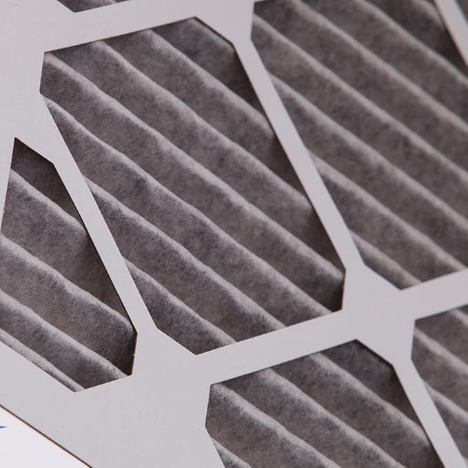 Nordic Pure 20x30x1 (Actual Size: 19 5/8 x 29 5/8 x 3/4) Furnace Air Filters MERV 8 Pleated Plus Carbon 6 Pack