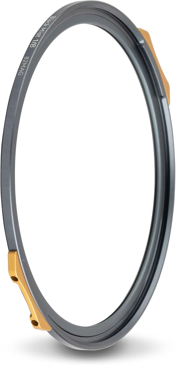 NiSi - JetMag Pro 82MAG Black Mist 1/8 - Magnetic Diffusion Filter for Dreamy, Soft Highlights and Reduced Contrast, Nano Coated Optical Glass, Ultra-Slim Aluminum Frame - Lens Adapter Ring Required