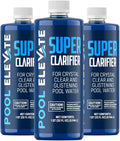 Pool Clarifier Ultimate Clarity Booster - Pool Clarifier for Crystal Clear Water, Fast Acting & Long Lasting, Reduces Cloudiness & Enhances Filter Performance, Safe for All Pools, 32 oz Pack of 3