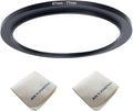 67mm Lens to 77mm Camera Lens Adapter 67mm to 77mm Step Up Ring Adapter Ring for All Brands of UV ND CPL, with Premium Lens Wiping Cloth 2 Pack (67mm-77mm)