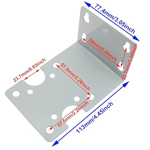 FDXGYH Water Filter Housing Bracket Water Purifier RO Machine Metal Housing Fixed Bracket [10-inch/20-inch]