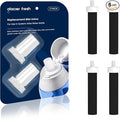 GLACIER FRESH Bite Valve and Bottle Filter Replacement for Brita Water Bottle, 4 Pack Bottle Filter and 2 Pack Silicone Water Bottle Mouthpiece for Brita Stainless Steel and Brita Plastic Water Bottle