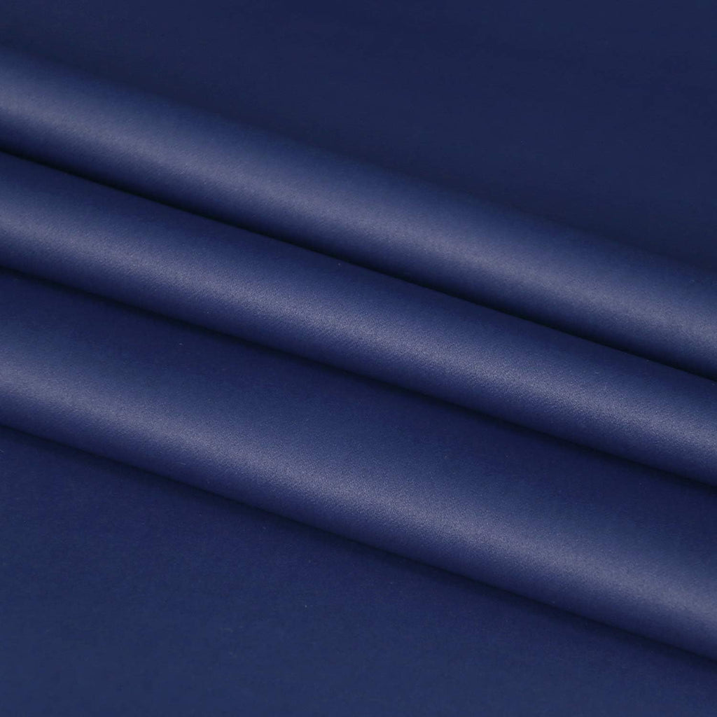 DWCN French Door Curtains – Rod Pocket Thermal Blackout Curtain for Doors with Glass Window, Kitchen and Patio Doors for Privacy, 23 X 72 Inches Long, 1 Curtain Panel with Tieback, Navy Blue