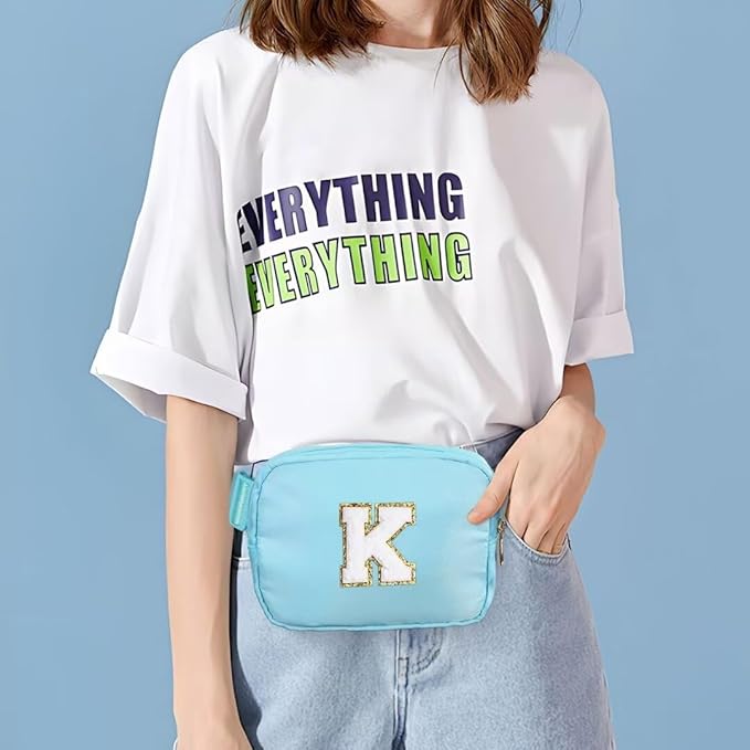 YOOLIFE Friend Gifts - Crossbody initialization Bag, Blue for Friends