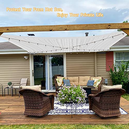 Shade Cloth - 80% Garden Shade Cloth, Mesh Tarp - for Greenhouse Plants Patio, Sun Protection - for Cars Pergola Chicken Coop Dogs Outdoor, Covers with Grommets, 10 x 16 FT - size: 10'x16'