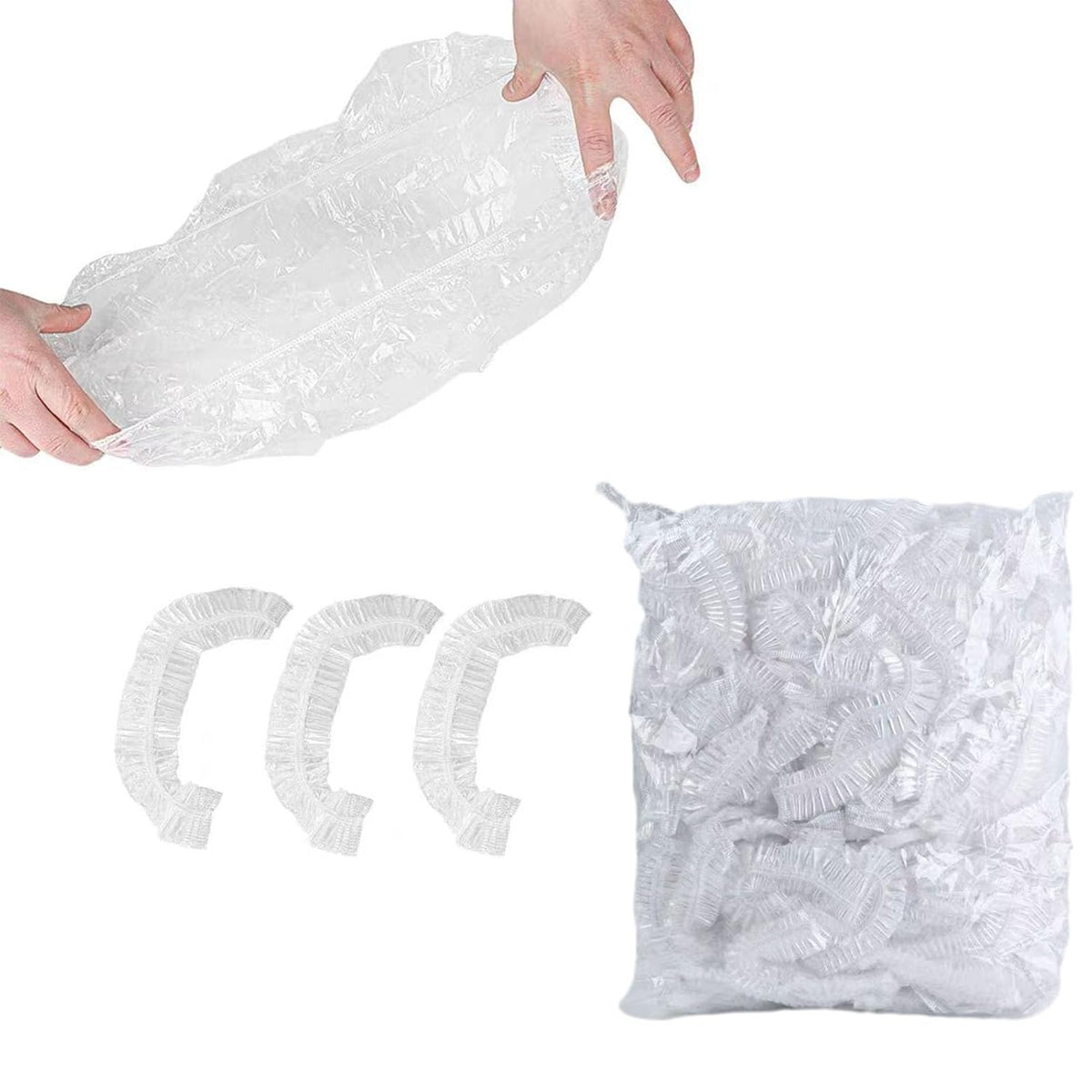 Potty Chair Liners with Elastic, Portable Potty Training Bags, Potty Refill Liners Disposable for Toddlers Kids and Baby,Toilet Seat Cover,17x8Inches,Clear