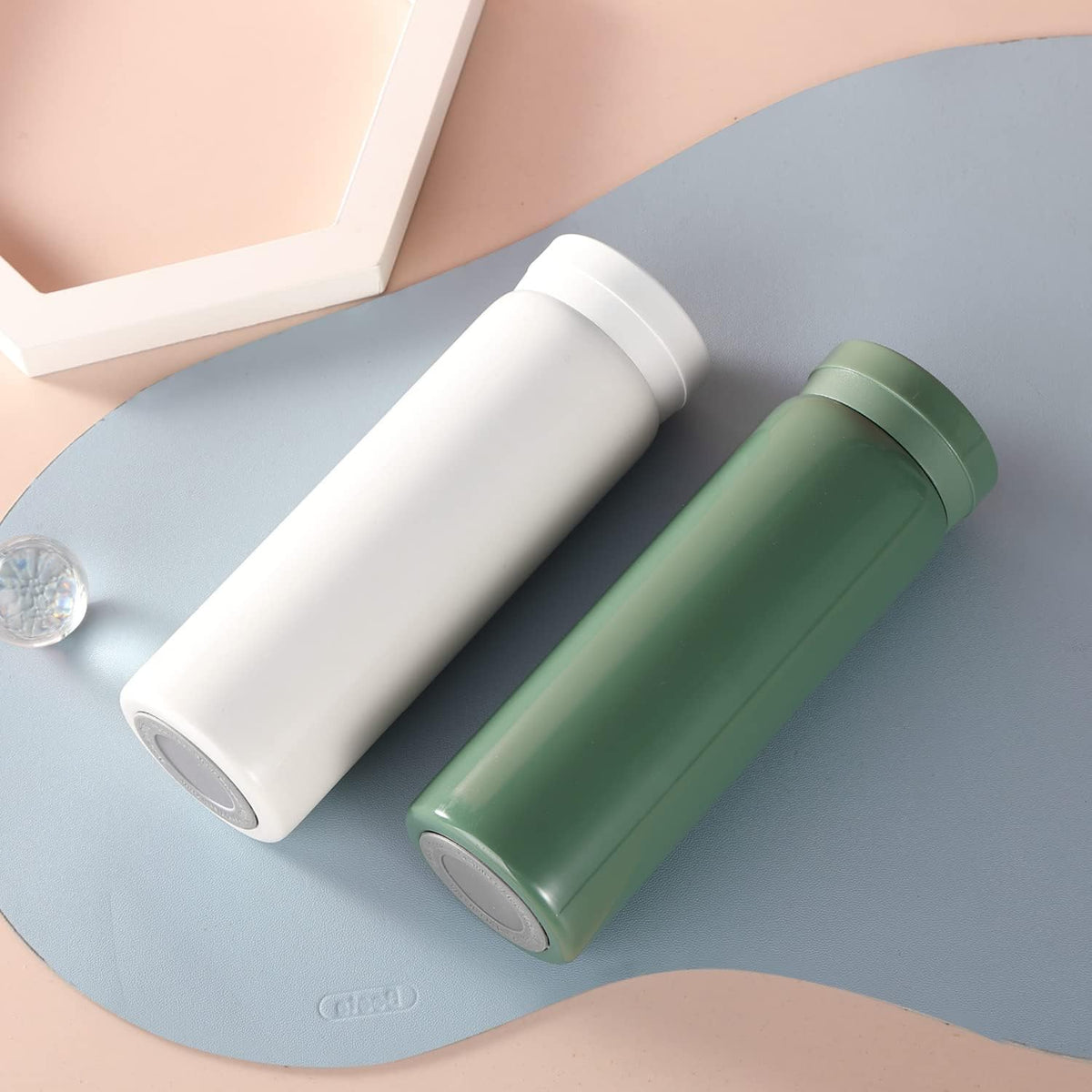 Mini Thermos Cute Water Bottle - 7 oz Tiny Insulated Vacuum 18/10 Stainless Steel Small Flask - Leak Proof & Spill Proof & Keeps Cold and Hot for Drink, Coffee, Tea