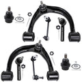 Detroit Axle - Front Control Arms Kit for 2003-2009 Toyota 4Runner FJ Cruiser Lexus GX470, 2 Upper Control Arms 2 Lower Ball Joi