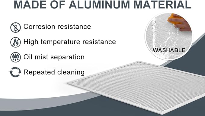 BPS1FA30 Range Hood Grease Filter 11-3/4" x 14-1/4"(2-Pack) Aluminum Filter Compatible with Bro.an Nu.Tone Allure Range Hood filter,Replaces 99010299 99010305 S99010305 AP3378953 by oneket