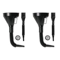 4 PcsOil Funnel Kit,Car Oil Funnels for Automotive Use,Flexible Oil Funnels,Wide Mouth Automotive Flex Funnel with Hose&Mesh Screen Filter for Car Motorcycle Engine Oils Gasoline Diesel Water Liquid