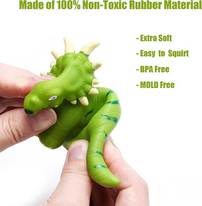 Hely Cancy Dinosaur Bath Toys - Squirt & Pool Toys for Kids
