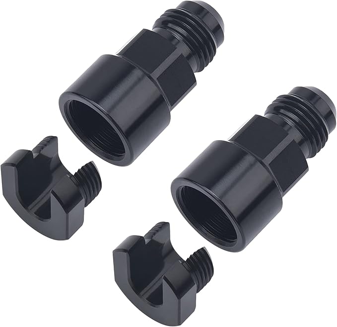 EVIL ENERGY 6AN Male to 3/8" & 5/16" Quick-Disconnect Female EFI Fuel Rail Fitting Aluminum