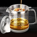 1L/35oz Glass Bacon Grease Container with Strainer, Cooking Oil Storage Can with Fine Mesh Filter and Scale, Lid and Easy-Grip Handle,Fat Separator for Storing Fats, Frying Oil and Cooking Grease