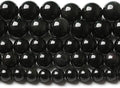 6MM 120pcs Natural Black Obsidian Stone Energy Healing Beads Round Loose Beads for Jewelry Making Bracelet 2 Strands 32"