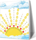 SHLINCO Thank You Gifts for Female Teachers, Suitable for Kindergarten, Primary and Junior High School Classroom Souvenirs, Fingerprint Art Canvas DIY, Year-end Gifts for Class Teachers