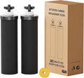 Black Purification Elements Replacement for Berkey® BB9-2® & Big Berkey® Gravity Water Filter System, Compatible with ProOne® Big+ & Purewell Filters, High-Efficiency Carbon Elements (2 Pack)
