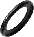 52mm to 37mm Step-up Adapter Rings Filter Adapter Black Metal Step Down Filter Ring Adapter Compatible with All Brand UV CPL ND Camera Lens Filter Stepping Rings (52mm-37mm)