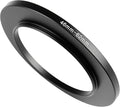 46-62mm Metal Step-Up Ring Adapter Compatible with Mirrorless Cameras DSLR Lens, UV CPL ND Filter Thread Converter, Black