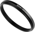 52-49mm Metal Step-Up/Down Ring Adapter Compatible with Mirrorless Cameras DSLR Lens, UV CPL ND Filter Thread Converter, Black