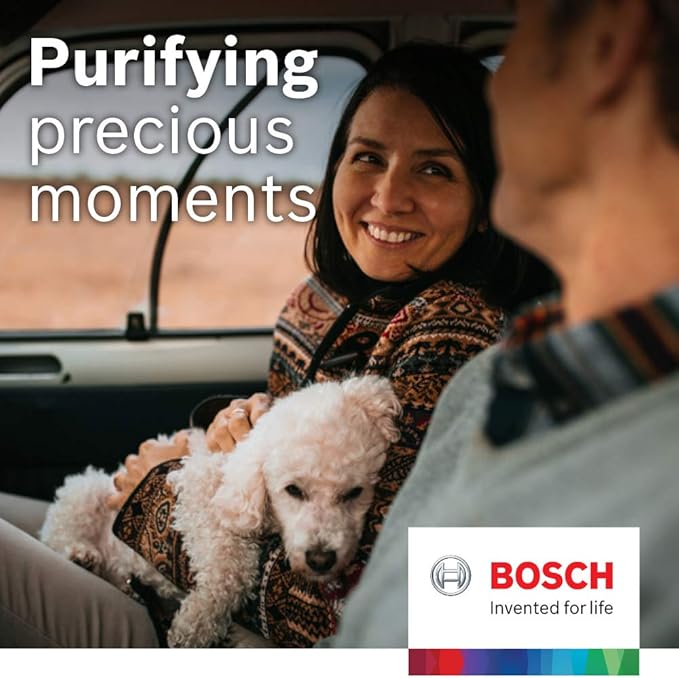 BOSCH 6036C HEPA Cabin Air Filter - Compatible with Select Hyundai Accent, Genesis Coupe, Tucson, Veloster; Kia Forte, Forte Koup, Forte5, Rio, Rio5, Rondo, Sportage
